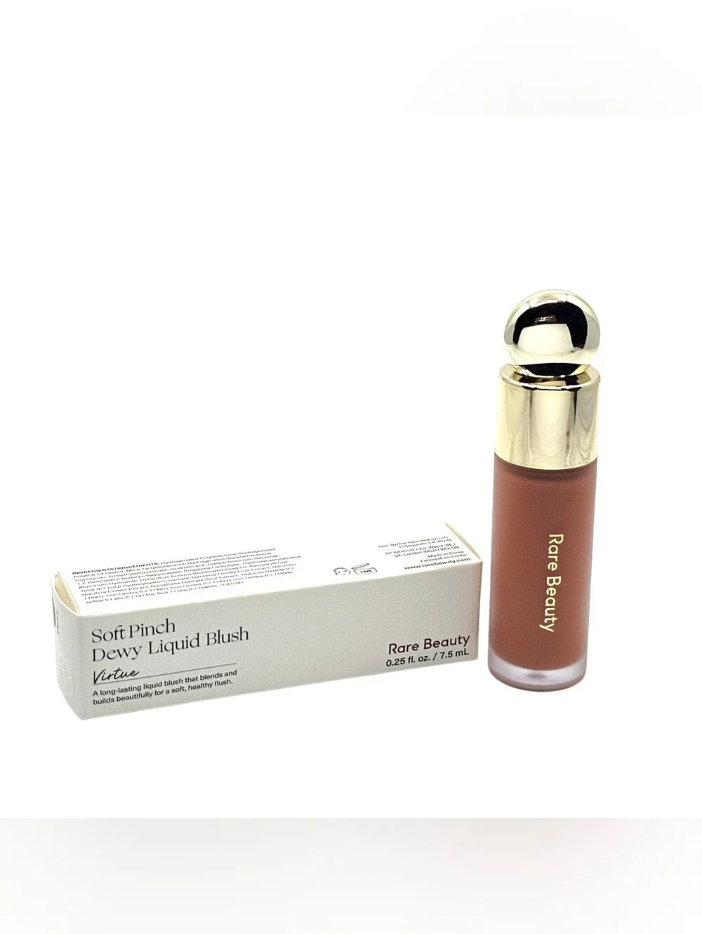 Rare Beauty Soft Pinch Dewy Liquid Blush Virtue 0.25 oz New in Box